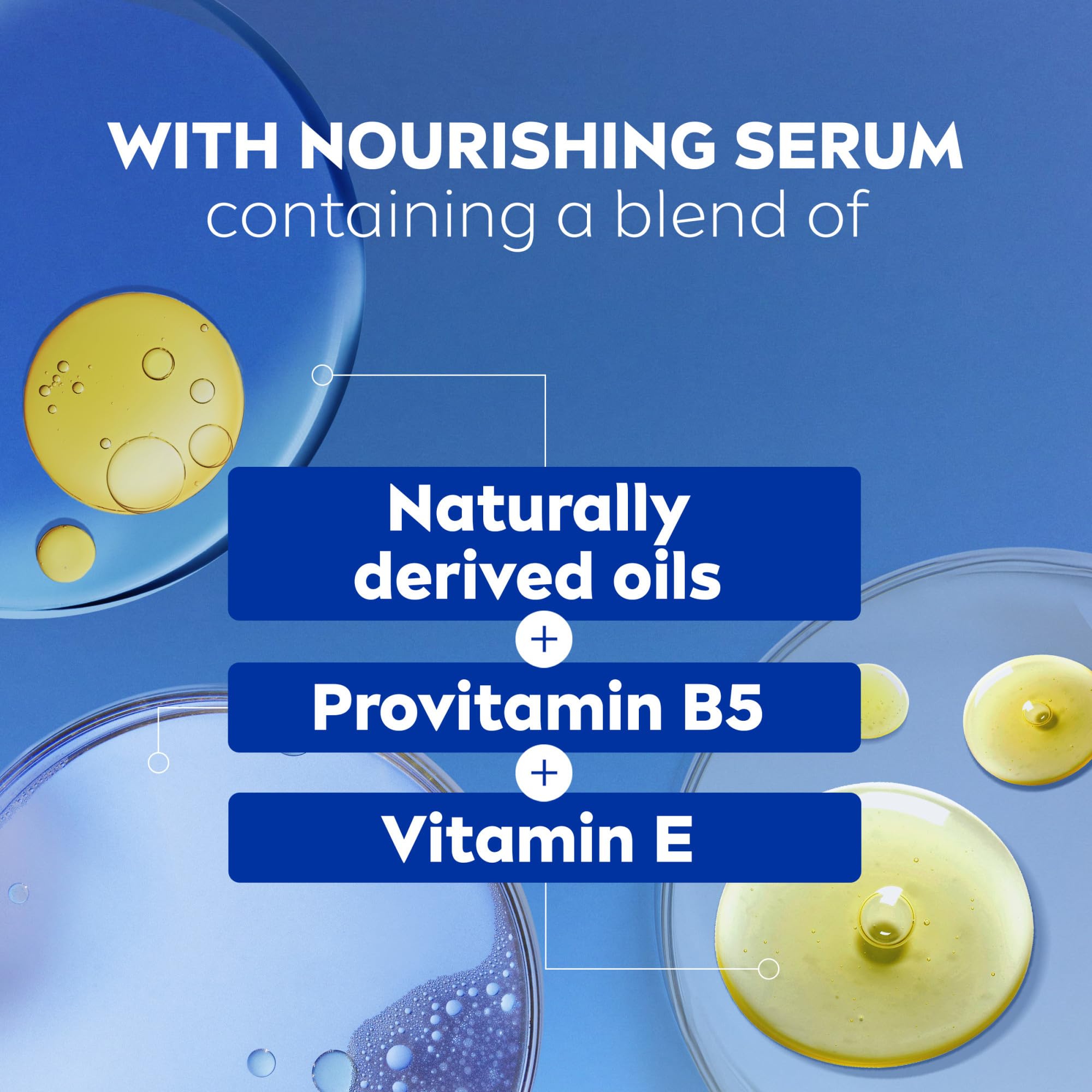 NIVEA White Tea botanicals highlights soothing aroma and gentle skin care benefits.