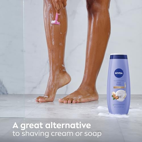 NIVEA bottle top view showing easy-to-use packaging