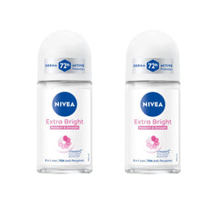 NIVEA Brillo Extra desodorante rodillo para axilas en botella, uso diario.