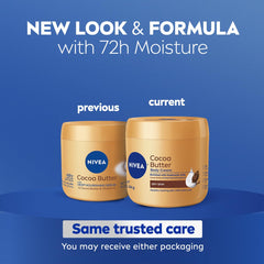 NIVEA crema corporal, textura cremosa para uso diario y suave absorción.