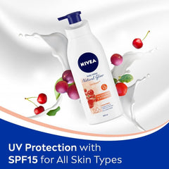 NIVEA Natural Glow: textura suave de crema para absorción rápida y piel suave.