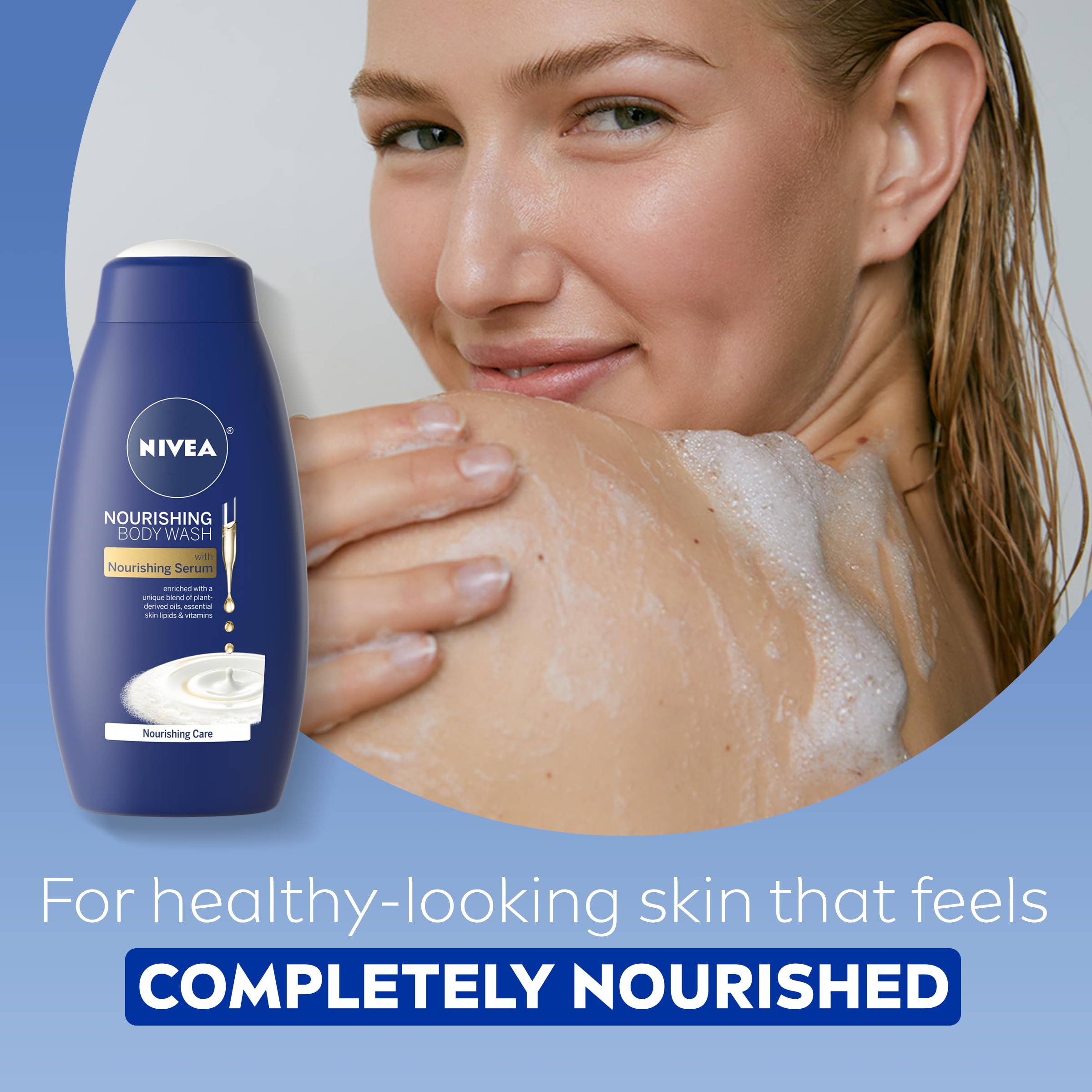 NIVEA crema de manos enriquecedora para uso diario y práctico.