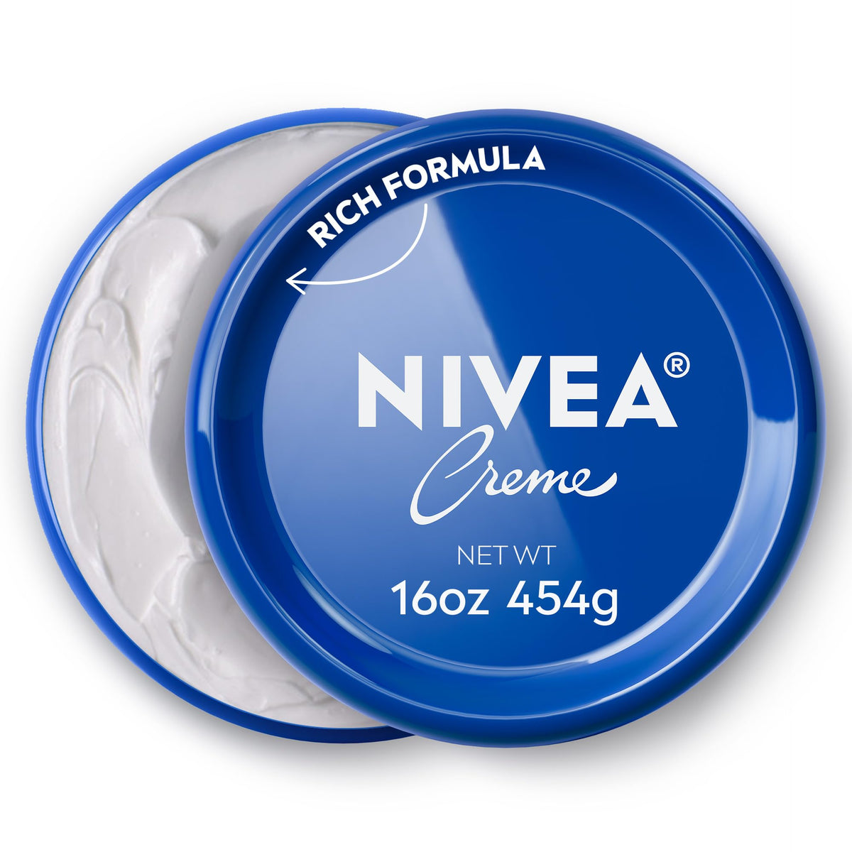 NIVEA Creme para rostro, manos y cuerpo con hidratación duradera.