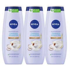 NIVEA cuidado corporal Coco-Leche-Almendra en bote, hidratación suave para la piel.