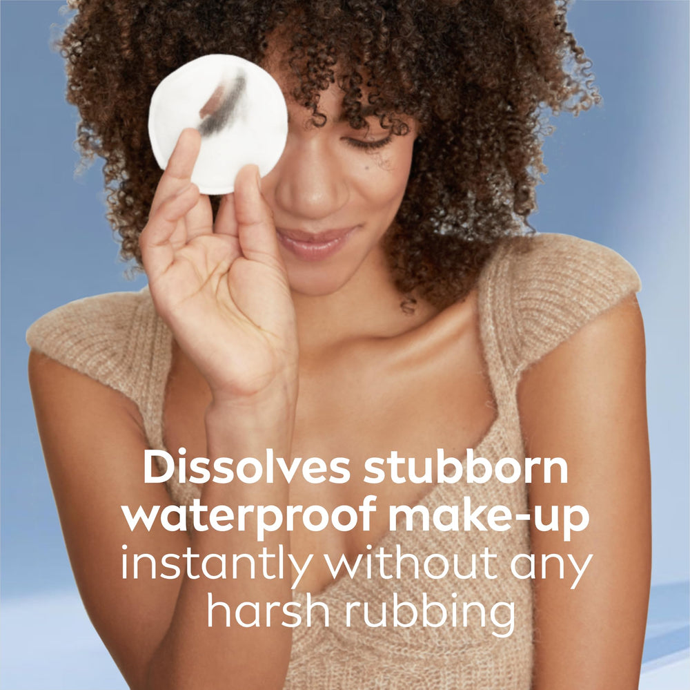 NIVEA Desmaquillante de ojos, textura suave, elimina maquillaje resistente al agua sin irritar.