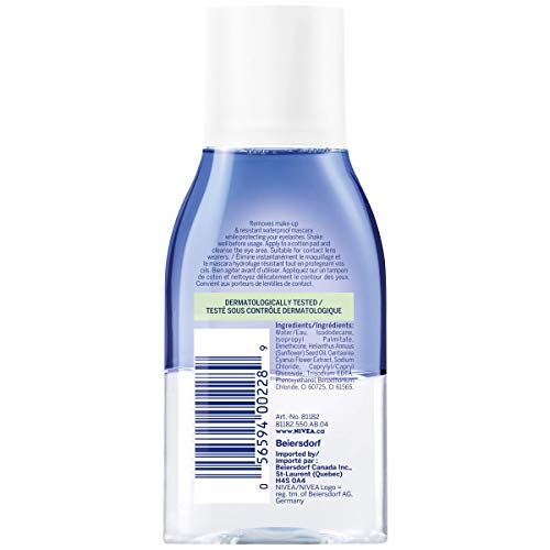 NIVEA Desmaquillante de ojos, textura cremosa, retira maquillaje sin frotar y aporta confort.