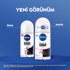 NIVEA desodorante, enfoque en el aplicador, aplicación suave para uso diario.