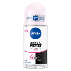 NIVEA desodorante en botella, vista frontal, protege contra manchas en la ropa.