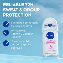 Protección de odor 48 horas para axilas con NIVEA Extra Bright