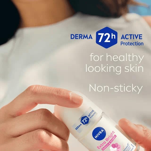 NIVEA Extra Bright probado dermatológicamente para uso diario