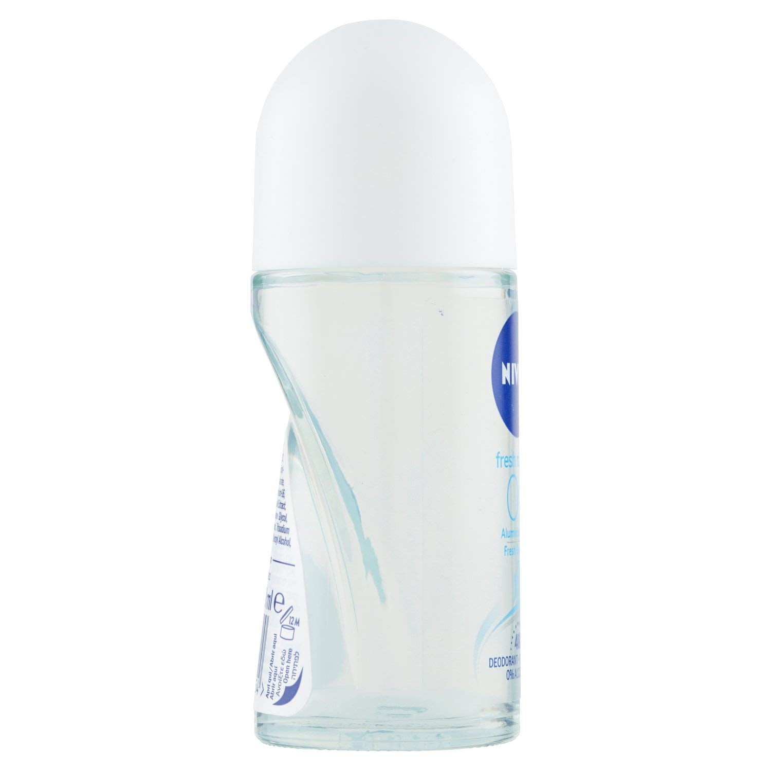 NIVEA fragancia marina en desodorante rodillo para sensación fresca todo el día.