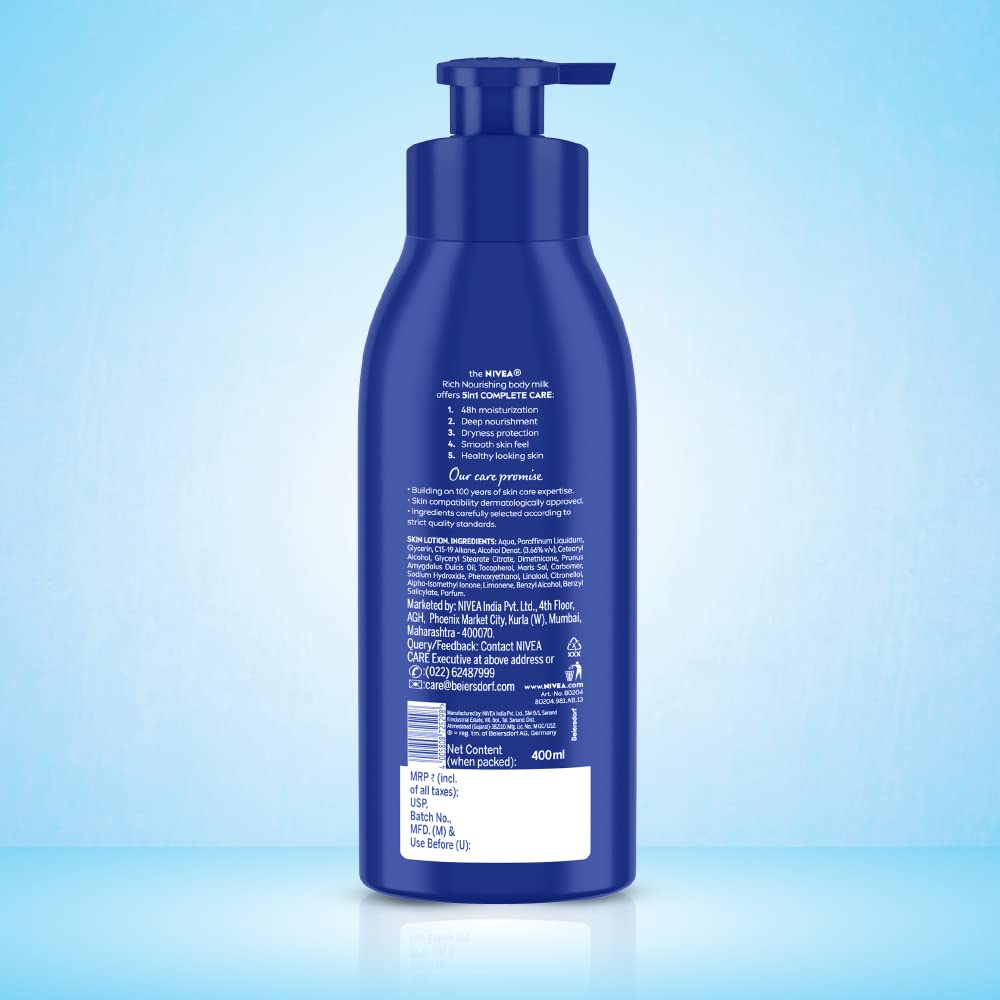 Hidratación de larga duración para piel seca con NIVEA