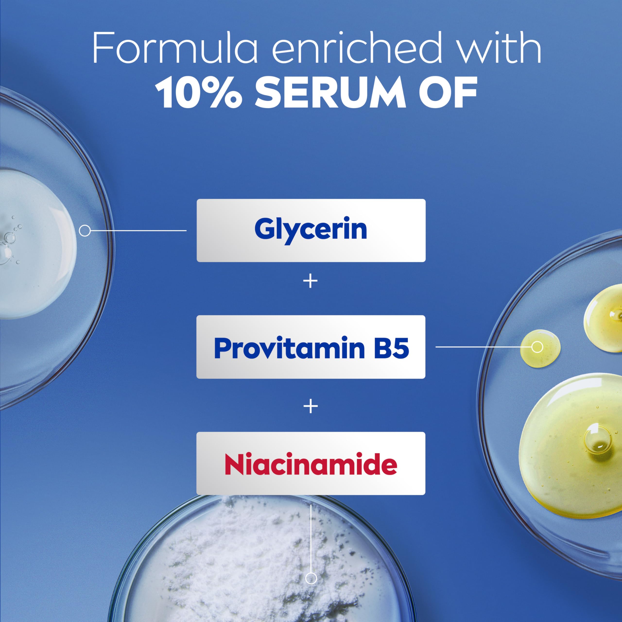 NIVEA Intense Healing applied to forearm shows smooth, lightweight moisturization