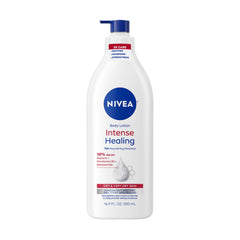 NIVEA Intense Healing pump bottle for easy daily application and long-lasting moisture
