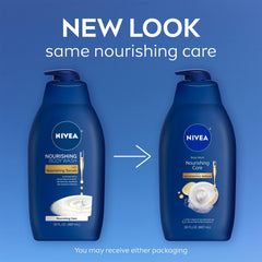 NIVEA lavado corporal, textura cremosa para limpieza diaria.