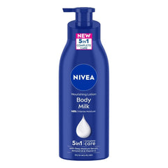 NIVEA leche corporal nutritiva para piel seca con hidratación duradera