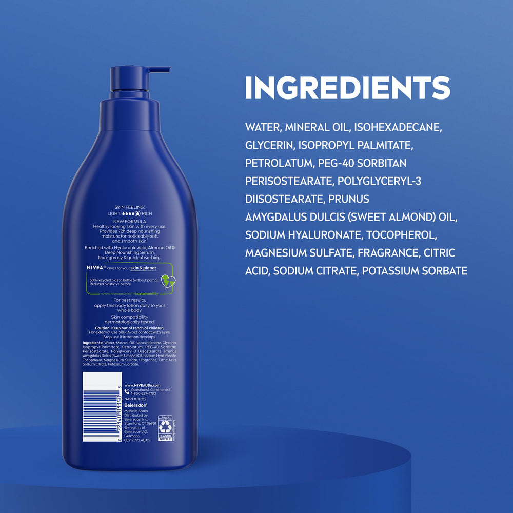 Uso versátil para manos y pies con NIVEA.