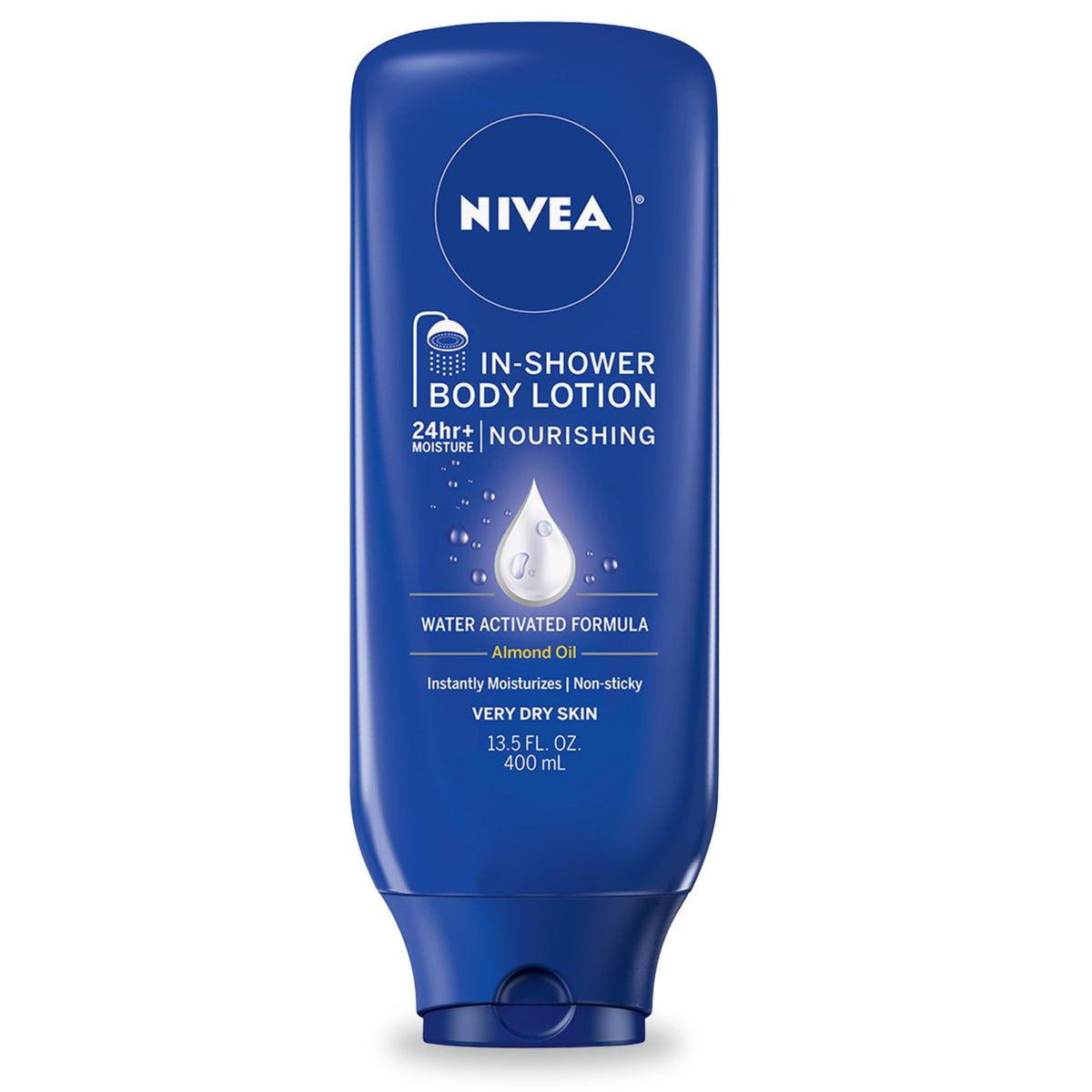 NIVEA loción nutritiva para ducha en bote, hidratación rápida