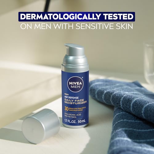 NIVEA MEN Age Defense: aplicación diaria fácil y rápida.