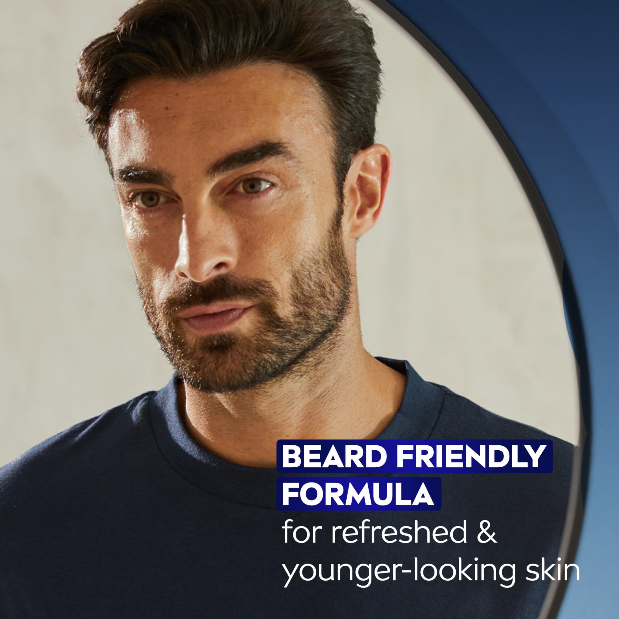NIVEA MEN Age Defense: dermatológicamente probado en piel sensible.
