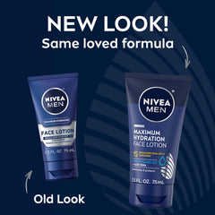 NIVEA MEN applying lotion on clean skin for a refreshed, hydrated feel.