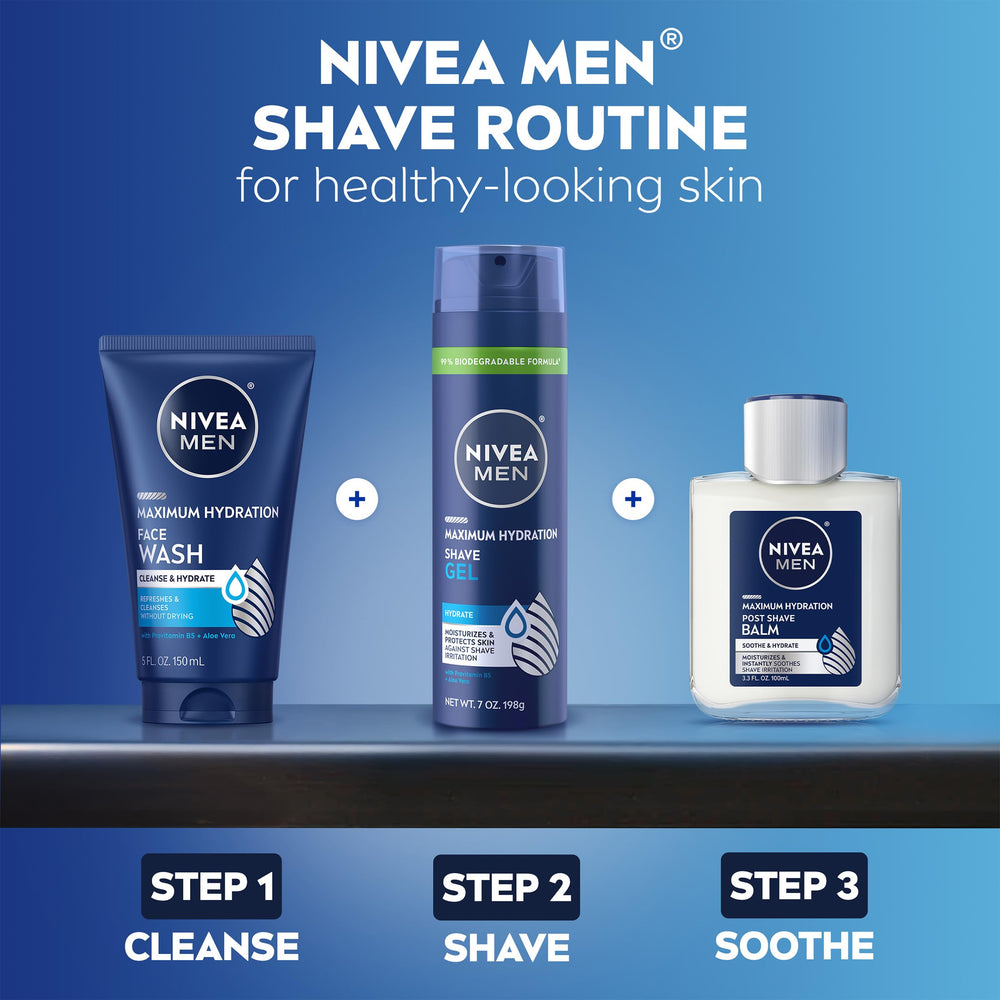 NIVEA MEN quick-absorb balm keeps skin calm and comfortable