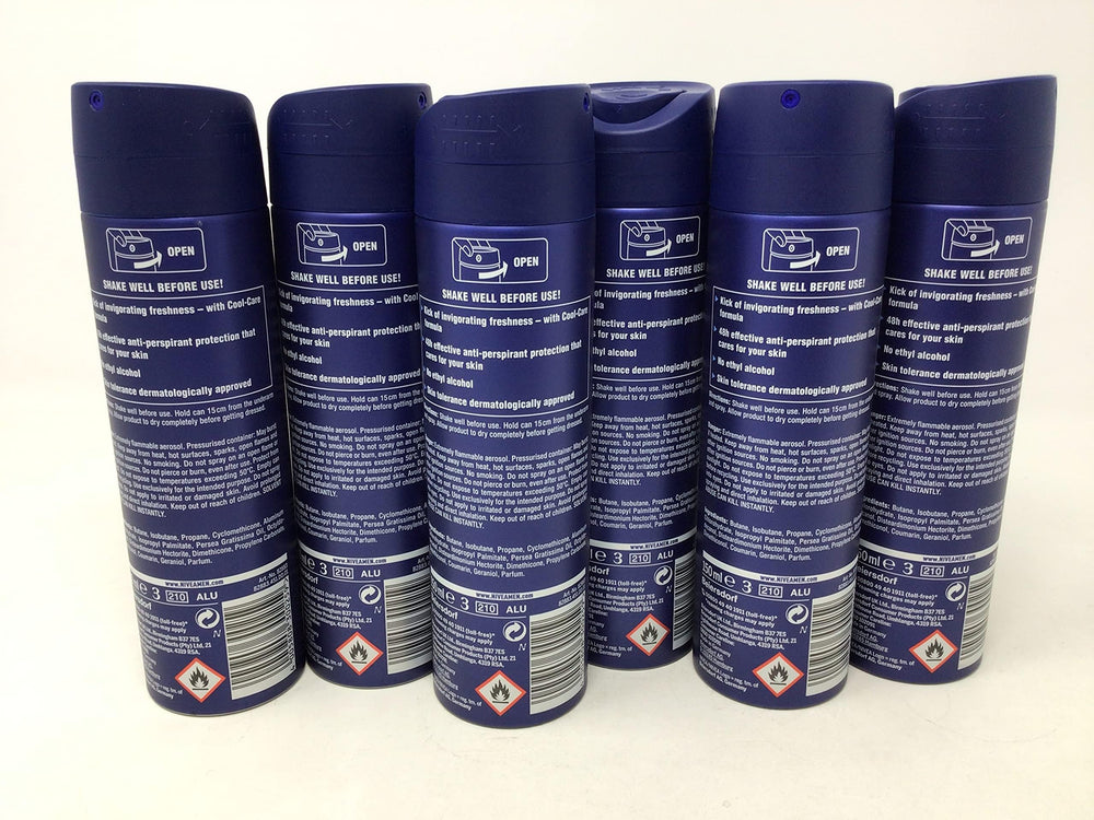 NIVEA MEN Cool Kick 150ml etiqueta: aroma fresco