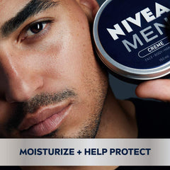 NIVEA MEN Creme applied on the face for a smooth non greasy finish