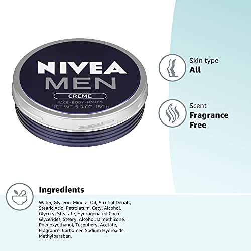 NIVEA MEN Creme travel friendly tin ideal for on the go skincare