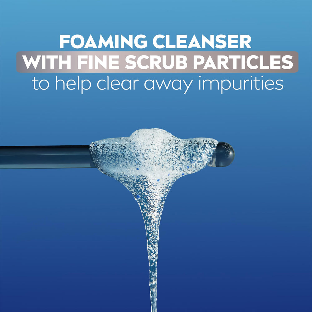 Deep-clean pore action highlighted by NIVEA MEN scrub imagery.