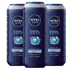 NIVEA MEN gel de ducha frío mentol yuzu: sensación de frescura inmediata.