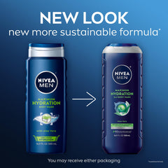 NIVEA MEN Máxima Hidratación con Aloe: botella destacando ingrediente clave