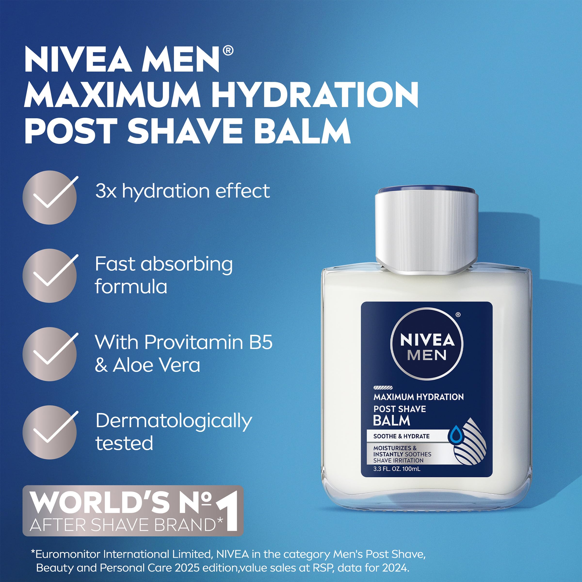 NIVEA MEN packaging box highlights convenient storage and gift ready packaging