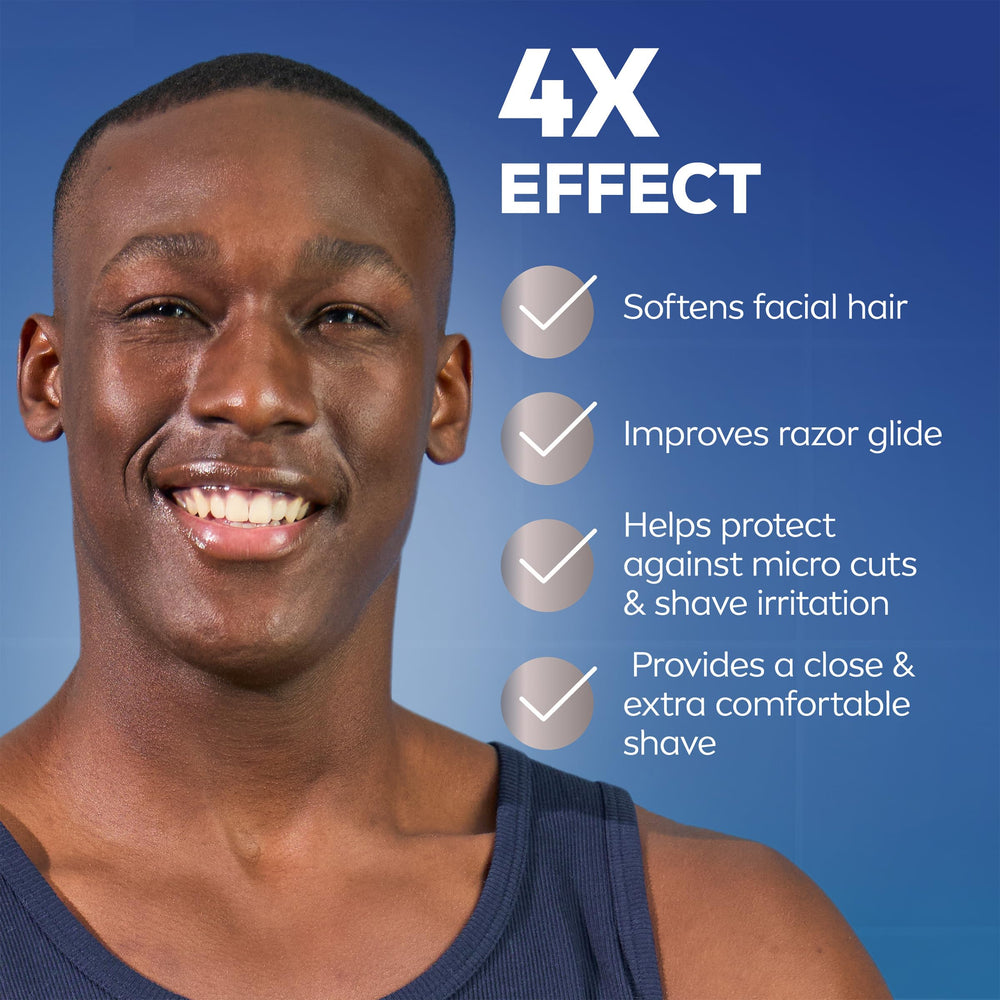 NIVEA MEN Maximum Hydration Shave Gel offers protection against micro cuts.