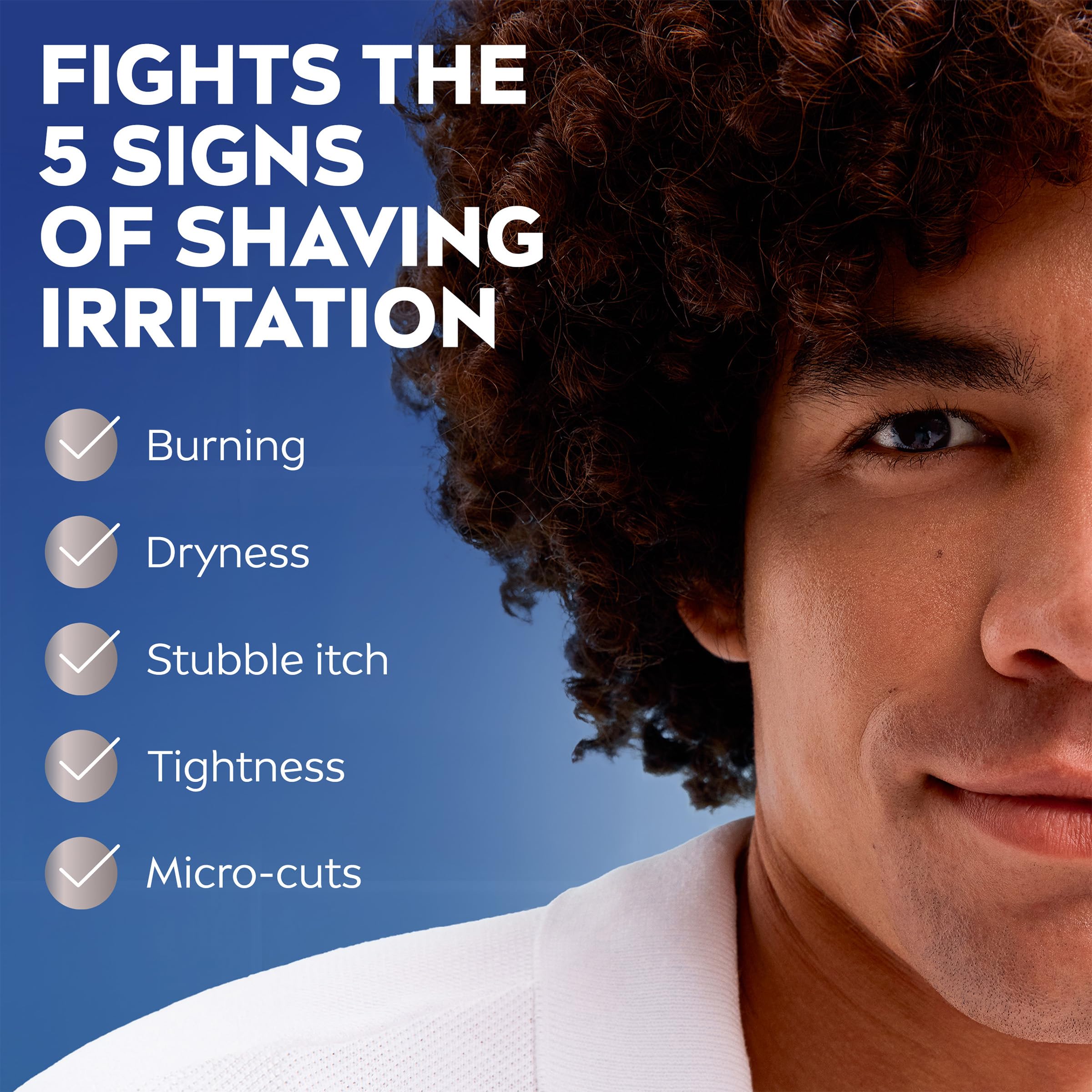 Dermatologically tested NIVEA MEN Sensitive Cool Shave Gel for skin compatibility.