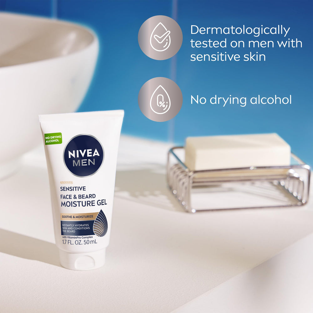Graphic of VitaminPro Complex with Vitamin E and Chamomile in NIVEA MEN gel