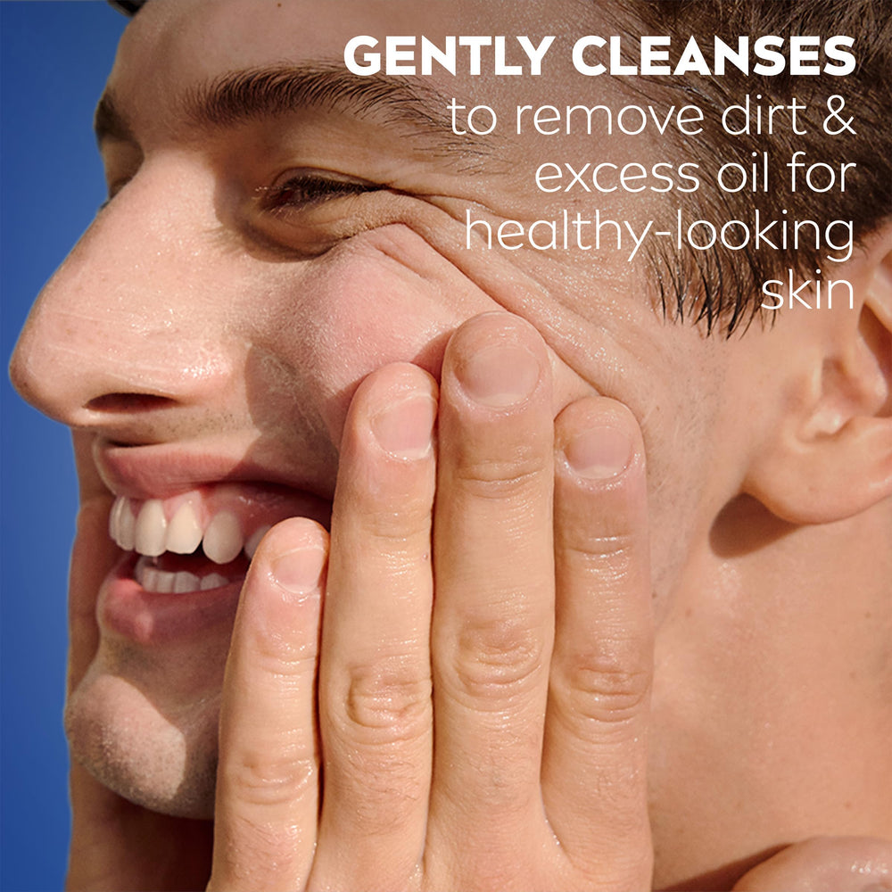 Foamy lather from NIVEA MEN Sensitive Face Wash for daily cleansing