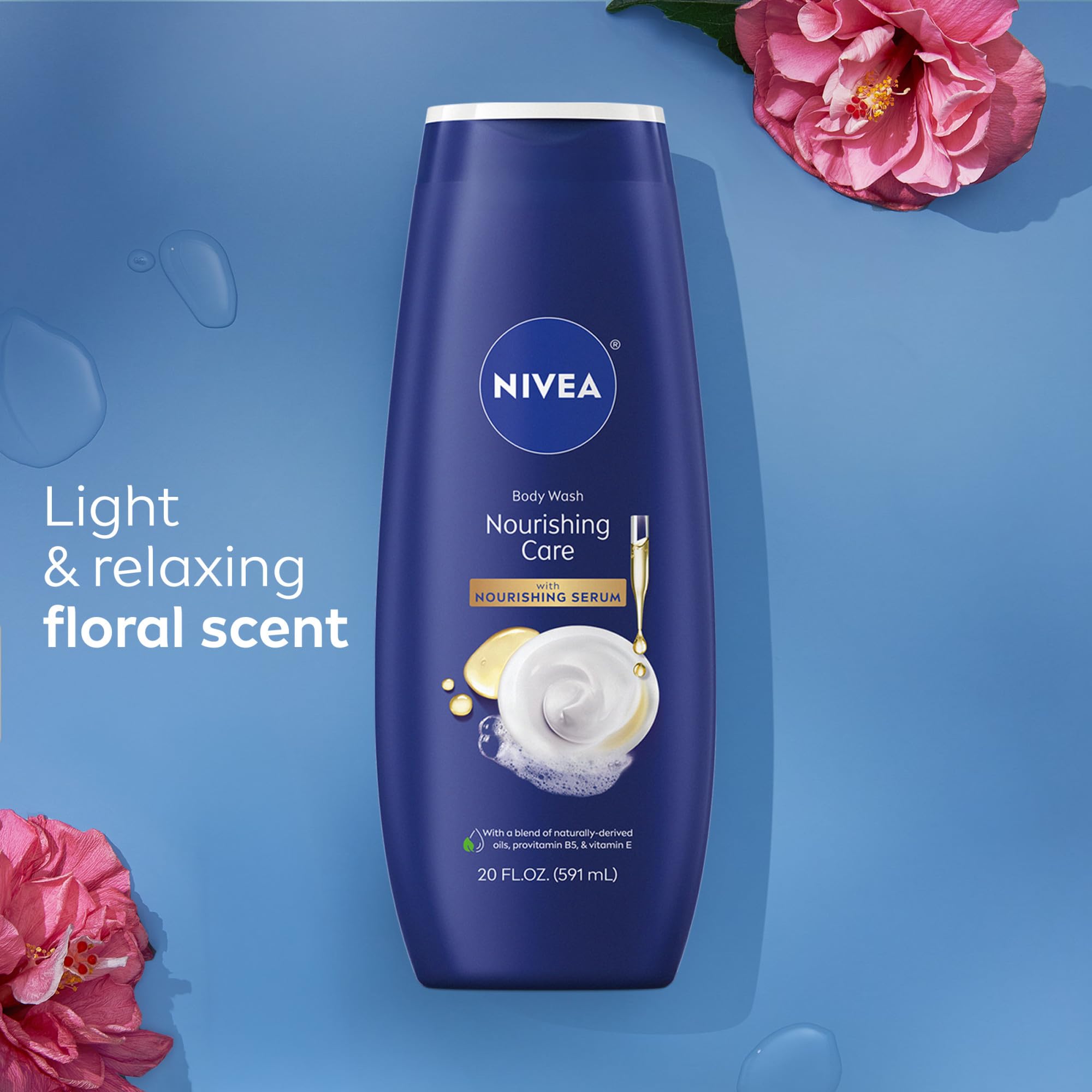 Fórmula sin parabenos de NIVEA Nourishing Care para uso diario.