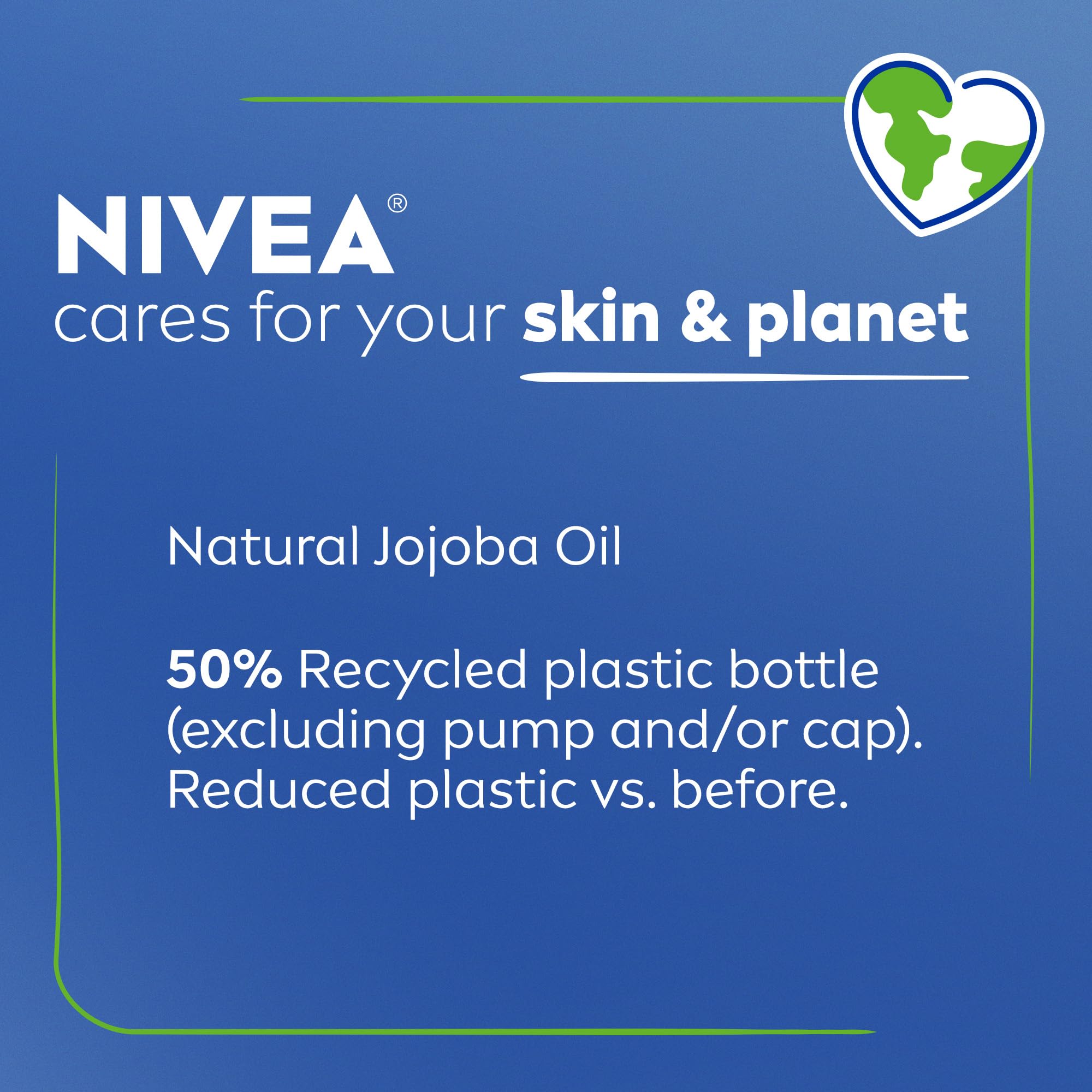 NIVEA New Look and Formula label on packaging