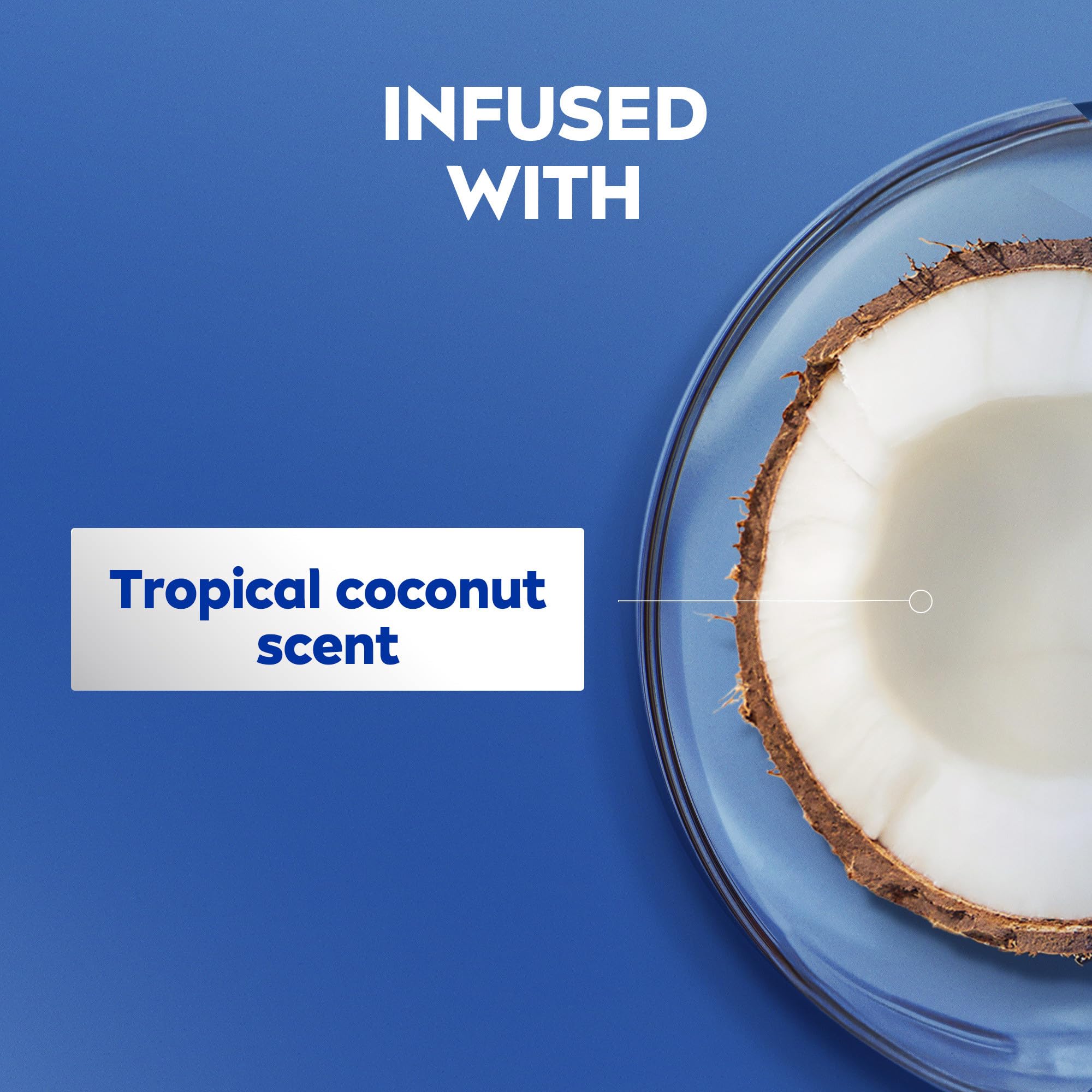 NIVEA Oil Infused Lotion near palm suggests a versatile body moisturizer
