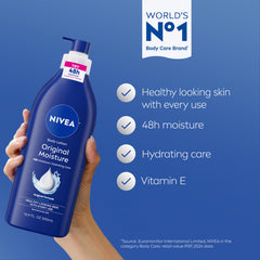 NIVEA Original hidratación de 48 horas para piel normal a seca.