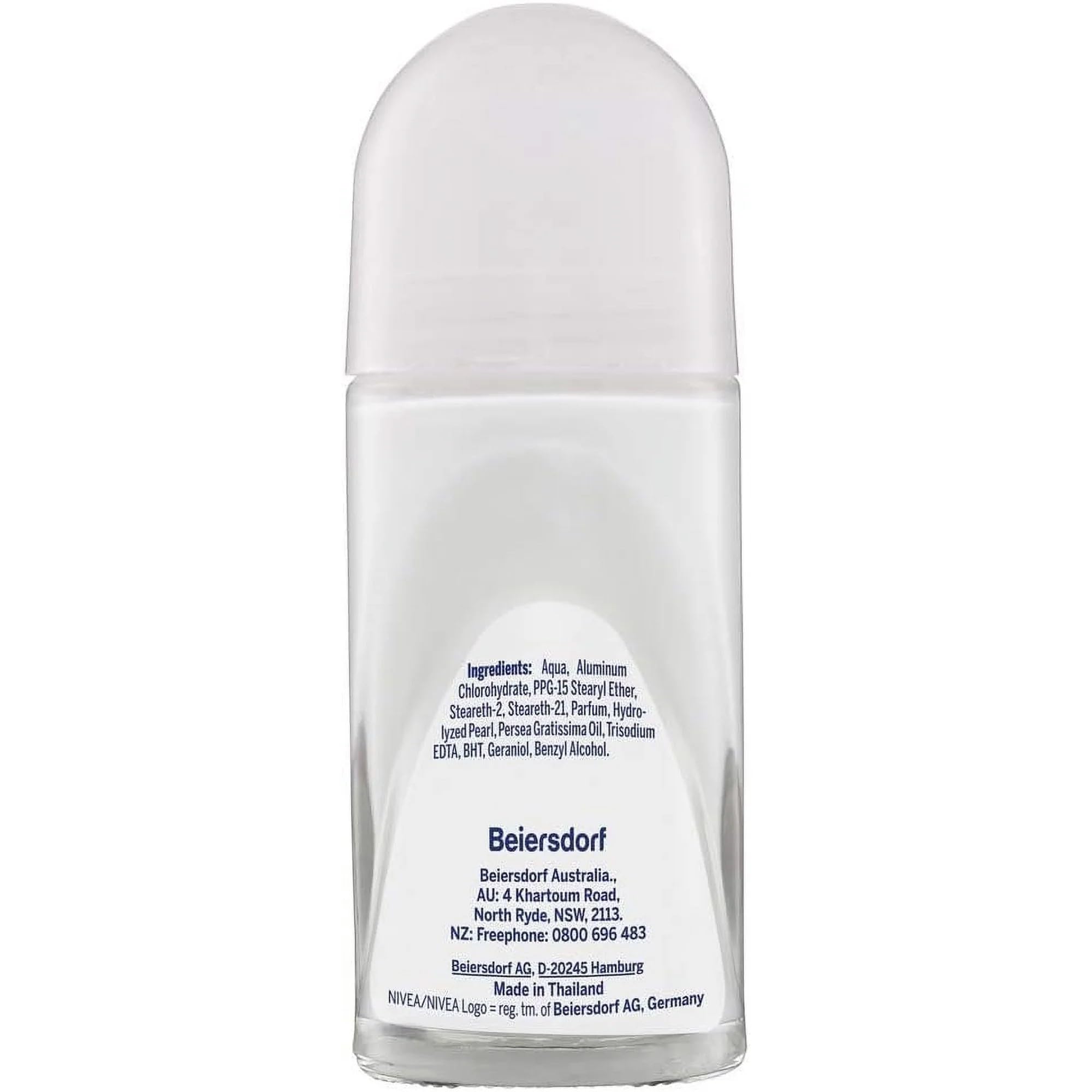 NIVEA Pearl & Beauty Roll-On during application shows a smooth, easy glide.