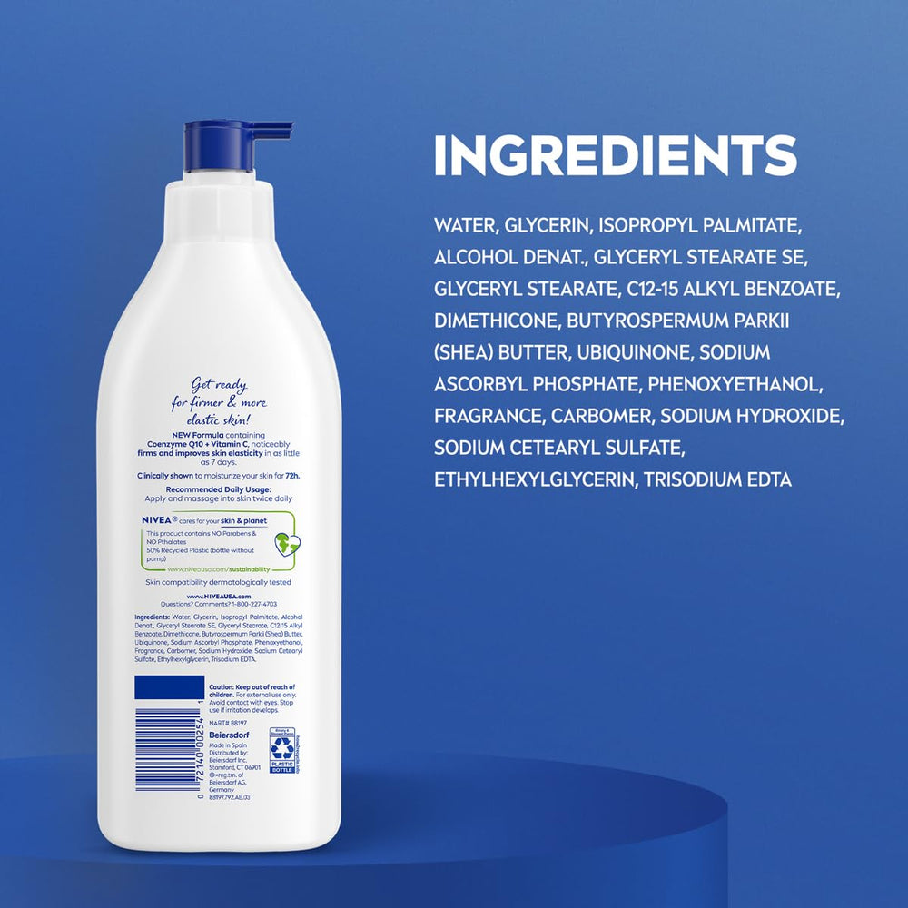 Piel normal a seca con crema NIVEA de textura suave.