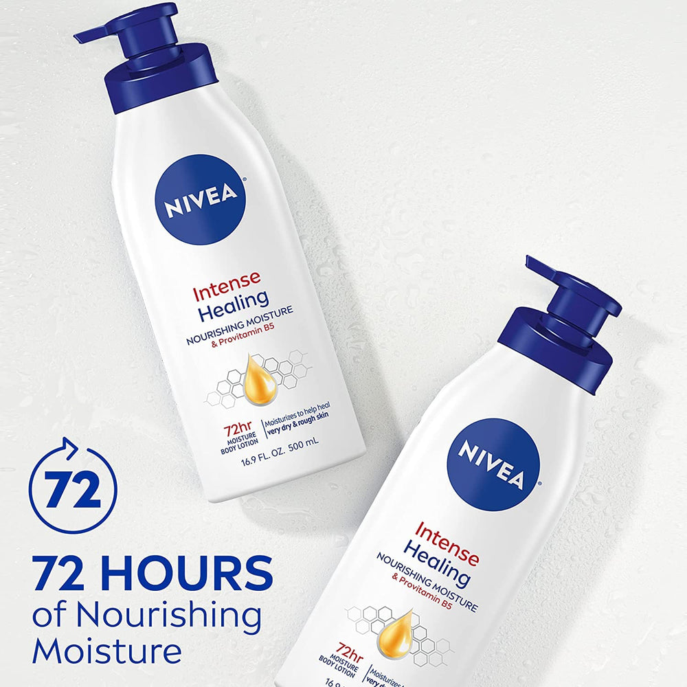 NIVEA provvitamina B5 para cuidado suave de la piel.