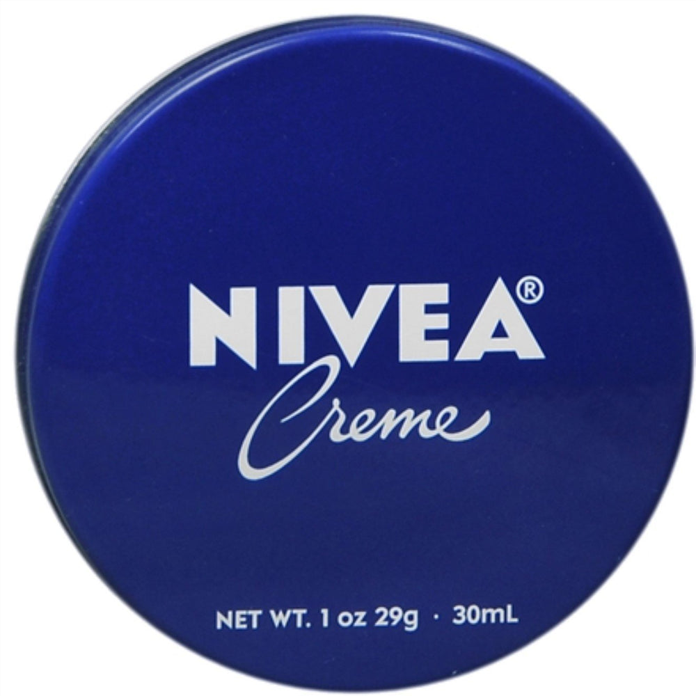 NIVEA Skin Creme 1 oz tin, versatile moisturizer for face, hands, and body.