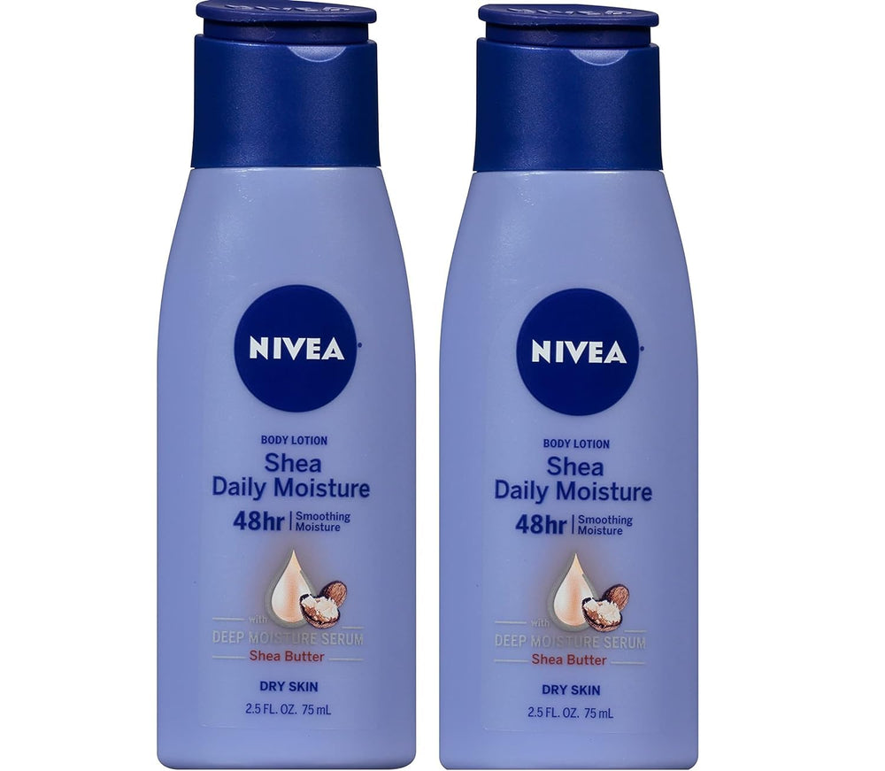 NIVEA Smooth Sensation body lotion bottle with quick absorption and 24-hour hydration.