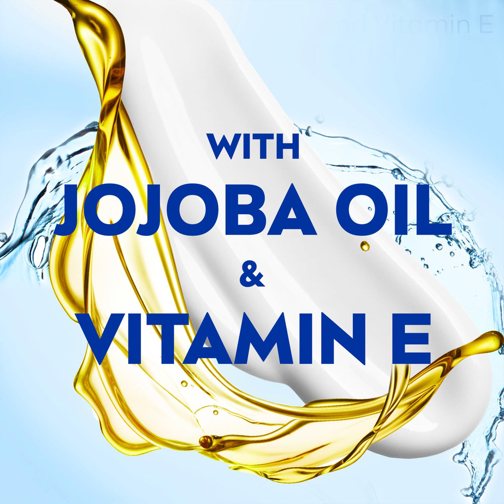 Applying NIVEA Soft to hands for daily moisture without a greasy feel.