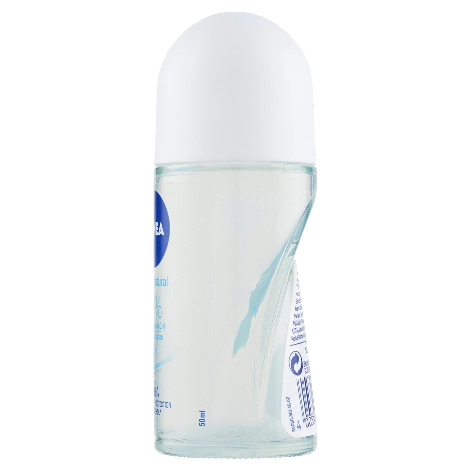 NIVEA tapa de cierre seguro evita fugas durante viajes.