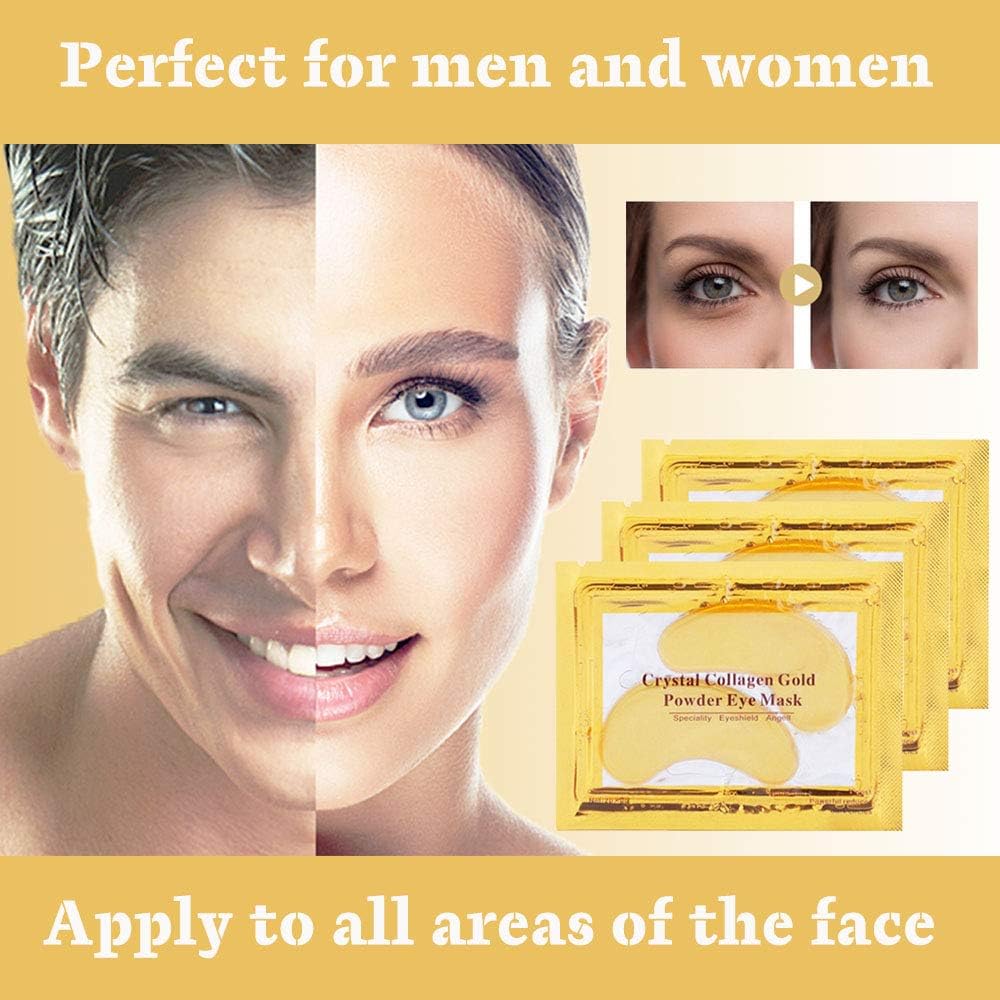 NIYET 24k gold eye mask depuffs and moisturizes the eye area