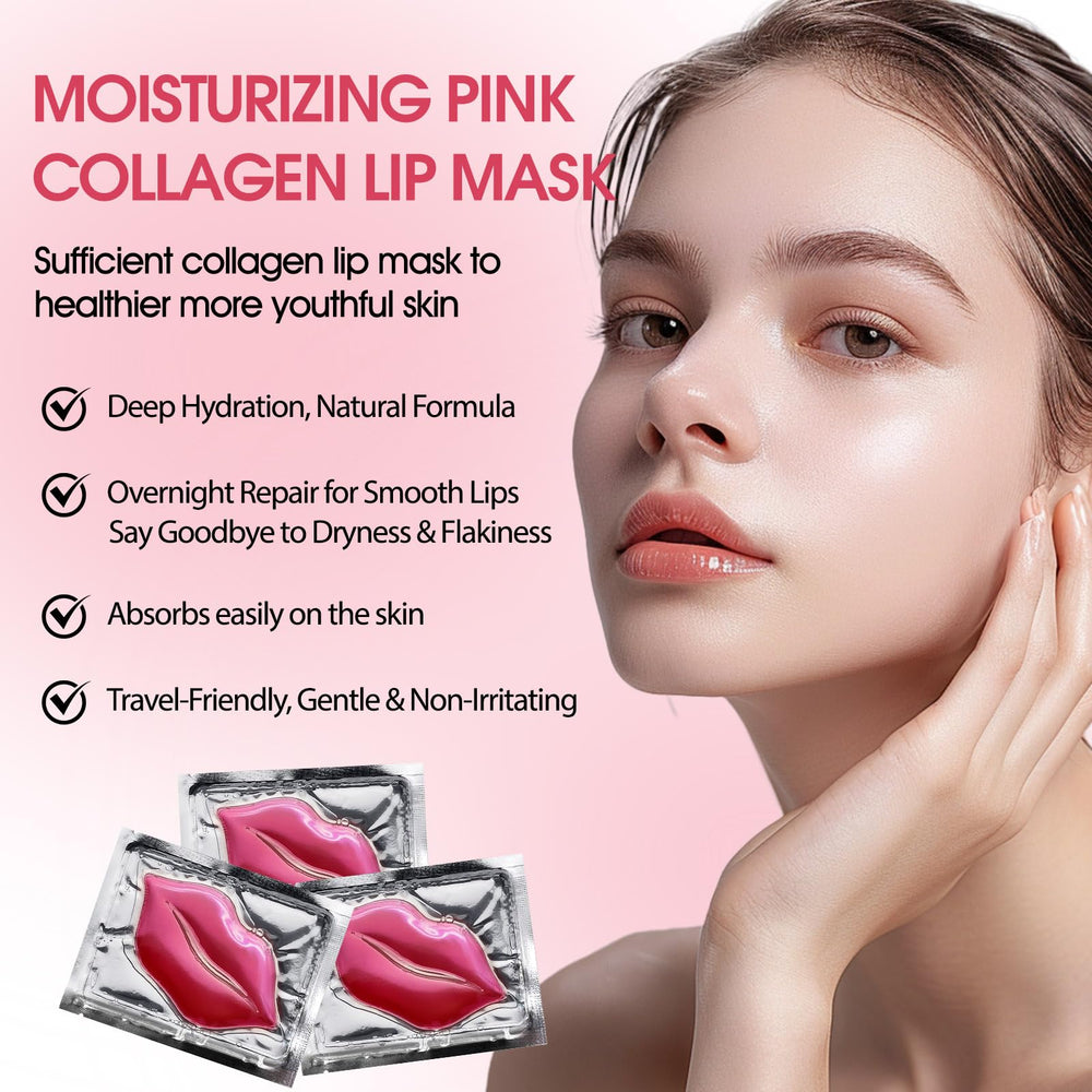 NIYET collagen lip mask application closeup demonstrating smooth, nourished lips.